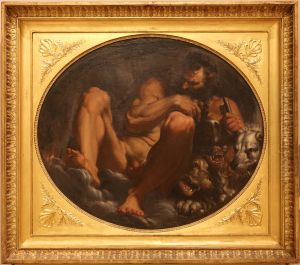Pluto (Hades) by Agostino Carracci