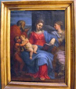 sacra famiglia e santa margherita