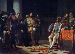 Agostino Nifo alla Corte di Carlo V by Luigi Toro