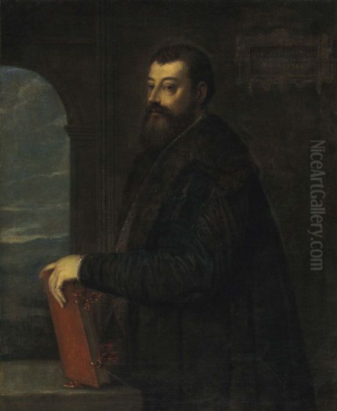 Portrait of Gabriele Giolito de' Ferrari - view 1