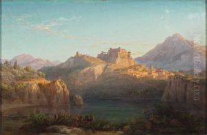 View of Castel Gandolfo and Lake Albano