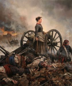 Agustina de Aragon by Augusto Ferrer-Dalmau
