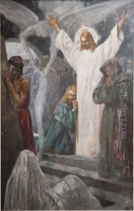 die Auferweckung des Lazarus by Lucien Jonas