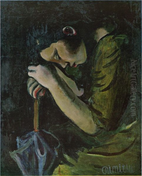 Comisa (Girl Leaning on an Umbrella) - view 1