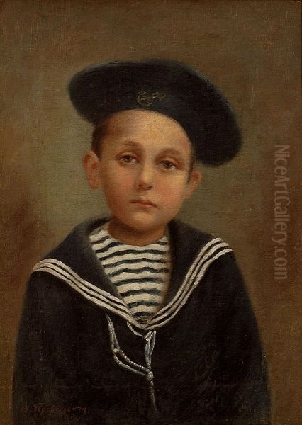 Boy in sailor suit. - view 1