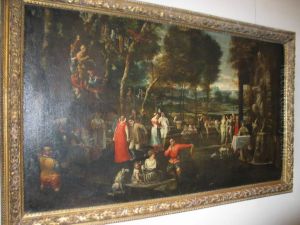 Village festival by Agostino Carracci