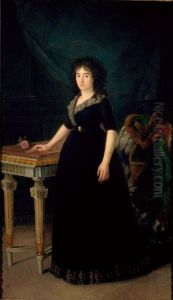 Retrato de la segunda condesa de Castro-Terreno (Maria Josefa de Galvez y Valenzuela, 1776-1817).