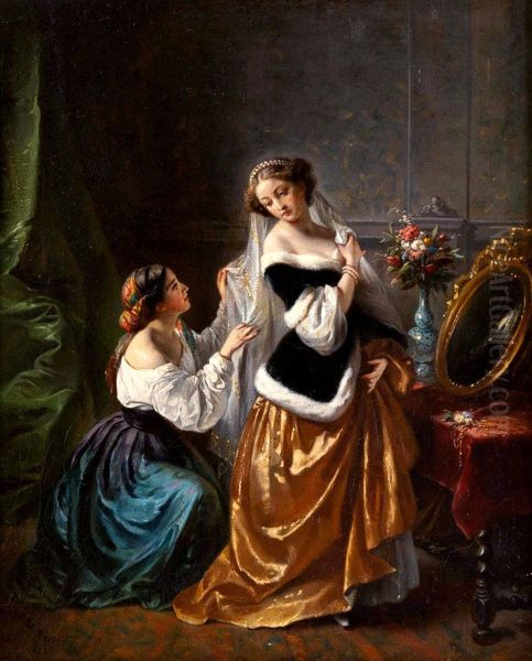 Young Lady with her Maid - view 1