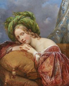 Lady in Green Turbans by Aimee Brune-Pages