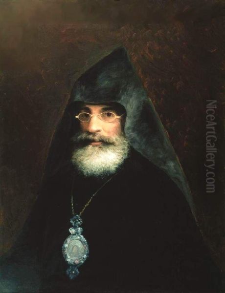 Portrait of archbishop Gabriel Aivazyan (brother of I. Aivazovsky) - view 1