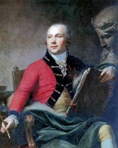 Ivan Akimovich Akimov (1754-1814), Russian painter by Johann Baptist von Lampi the Younger