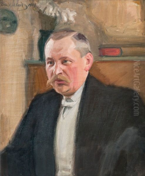 Portrait ofOskar Merikanto - view 1