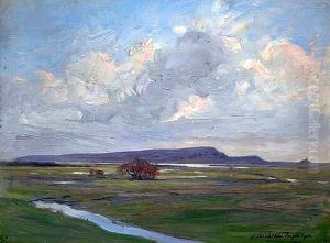 West Cornwall Landscape by Albert Chevallier Tayler