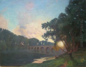Lavandieres au pont de Mantes Lavandieres au pont de Mantes