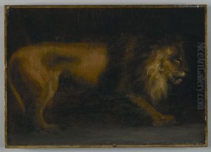 Study of a Lion by Theodore Gericault