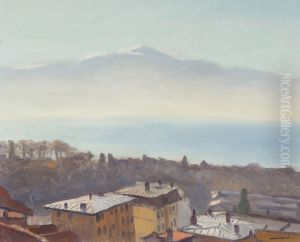 Les toits d'Ouchy et le Leman by Albert Marquet