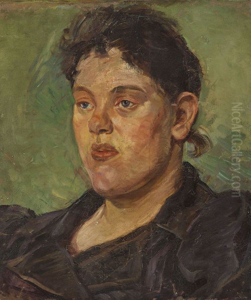Study of a woman's head. - view 1
