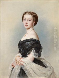 Portrait ofPrincess Louise (1848-1939) by Albert Grafle