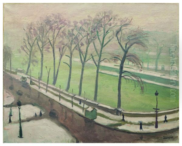 Pont-Neuf under the snow - view 1