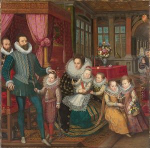 Charles d'Arenberg and Anne de Croy with their children Charles d'Arenberg and Anne de Croy with their children