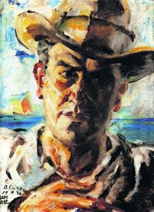 Self-portrait by Albert Sirk