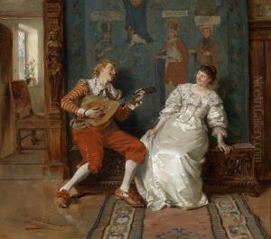 Musical Entertainment by Albert Friedrich Schroder
