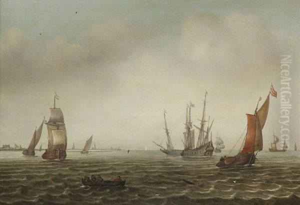 Sailing boats in a breeze - view 1