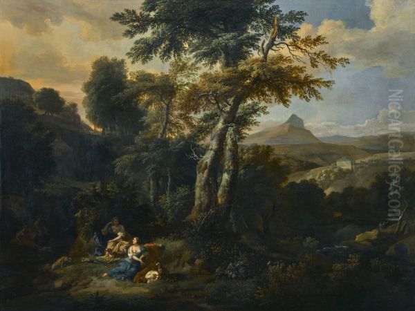 Landscape with Diana and her nymphs - view 1