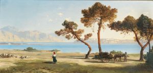Ansicht aus Italien by Albert Zimmermann