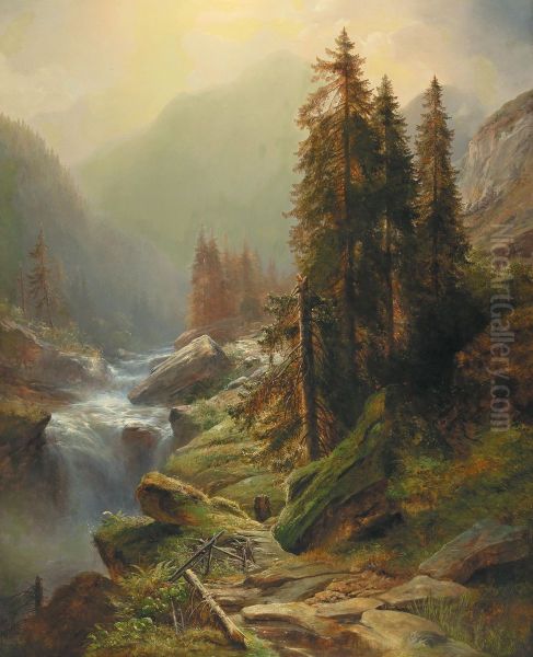 Large Mountain Landscape - view 1