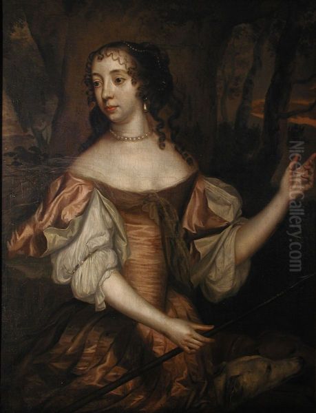 Albertine Agnes, Prinzessin von Oranien, vermahlte Furstin von Nassau-Diez als Gottin Diana - view 1