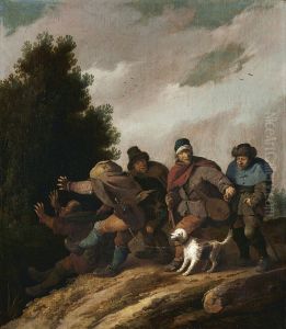 Parable of the blind leading the blind by Pieter de Bloot