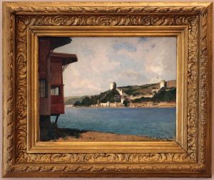 il castello di rumelj hissar by Alberto Pasini