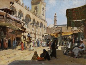 Arabischer Markt in Kaloun. by Alberto Rossi