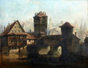 Henkersteg in Nurnberg by Albin Mattenheimer