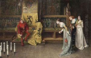 Jeux de cour au XVeme siecle by Albrecht De Vriendt