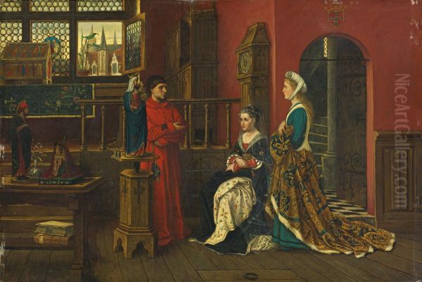 Queen with lady in waiting - view 1
