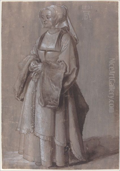 Young Woman in Netherlandish Dress - view 1