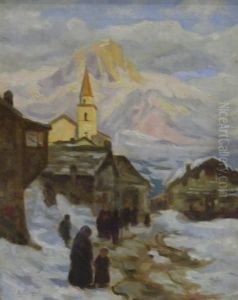 Paesaggio Con Neve