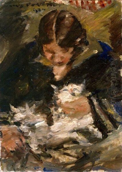Wilhelmine mit Katze - view 1