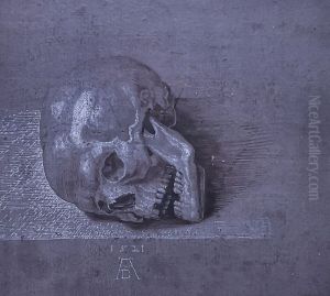 Totenschadel. by Albrecht Durer