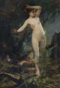 Milda, Goddess of love (Lithuanian Venus) by Kazimierz Alchimowicz