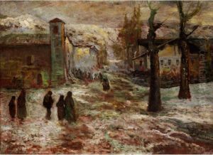 I Vespri A Polcenigo by Vittore Antonio Cargnel