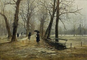The Saxon Garden in Warsaw