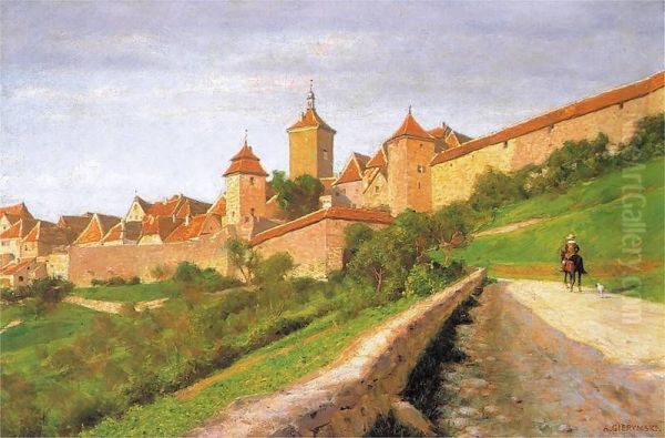 Walls of Rothenburg - view 1