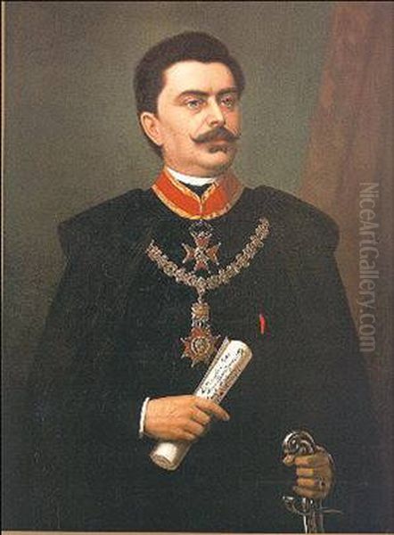 Portrait ofAleksandar Bresztyenszky(1843-1904) - view 1