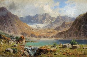 At a Mountain Lake At a Mountain Lake
