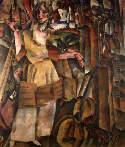 Portrait of the Actress A. S. Khokhlova by Aristarkh Lentulov