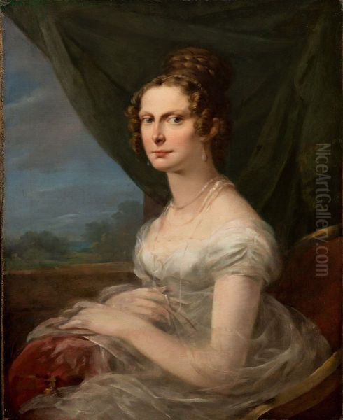 Portrait of EmpressAlexandra Feodorovna (Charlotte of Prussia)(1798-1860), Emperor's Nicholas I wife - view 1