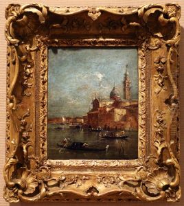 A ilha de San Giorgio Maggiore by Francesco Guardi